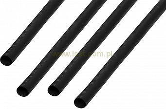 Rurka termokurczliwa 5mm 1metr czarna