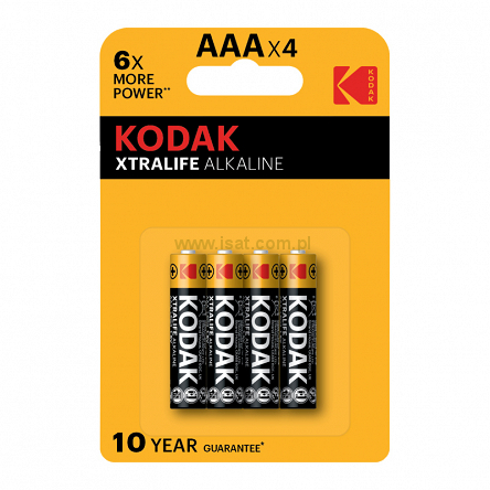 Bateria alkaliczna LR3 (AAA), 4 szt., blister, XTRALIFE, KODAK