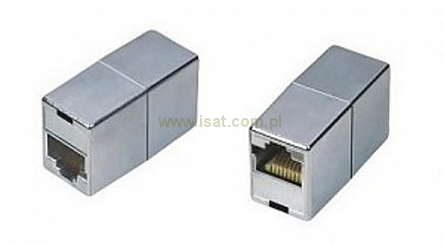  Łącznik modularny kat.5e, 2x gniazdo RJ-45 STP ekranowana STP