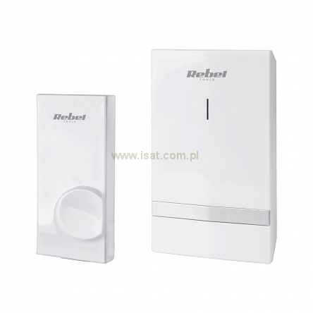 Dzwonek bezprzewodowy do drzwi 230V 48 melodii do 100m IP44