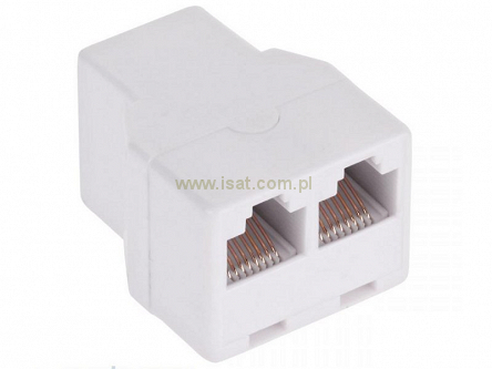 rozgałęźnik komputerowy GN na 2xGN RJ45