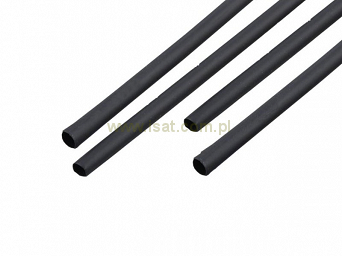 Rurka termokurczliwa 6,0mm 1metr czarna