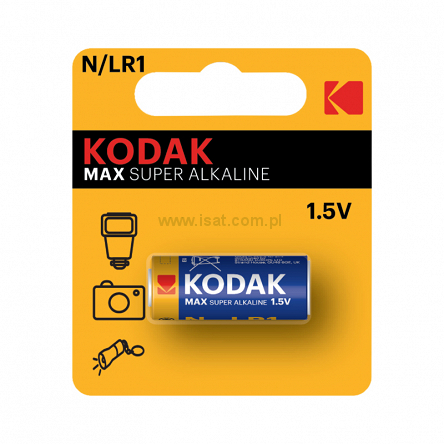 Bateria alkaliczna LR1, 1 szt. MAX, KODAK do wędek