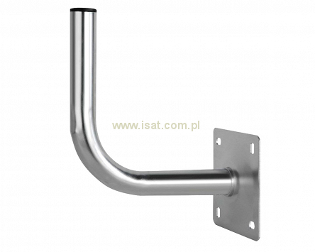 Uchwyt antenowy ścienny murowy 25cm czołowy US 38/250 Corab gięty