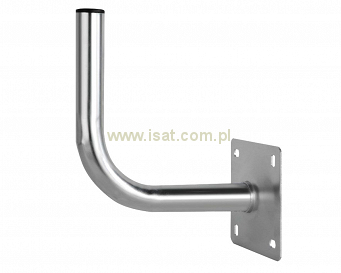 Uchwyt antenowy ścienny murowy 25cm czołowy US 38/250 Corab gięty